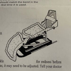 NEW Gray Plush CPM Velcro Fittings Pads. This is just pads NOT machine!!!